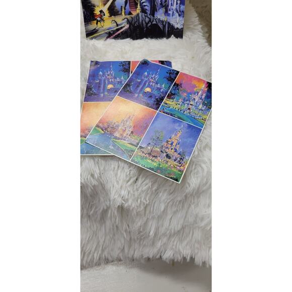 Vintage Disney Lot of 5 Postcards Maleficent Snow White Disney Castles READ - Picture 3 of 14